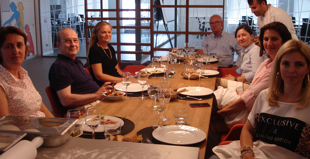 Brigitte Weber’s Visit to Lineadecor Headquarter